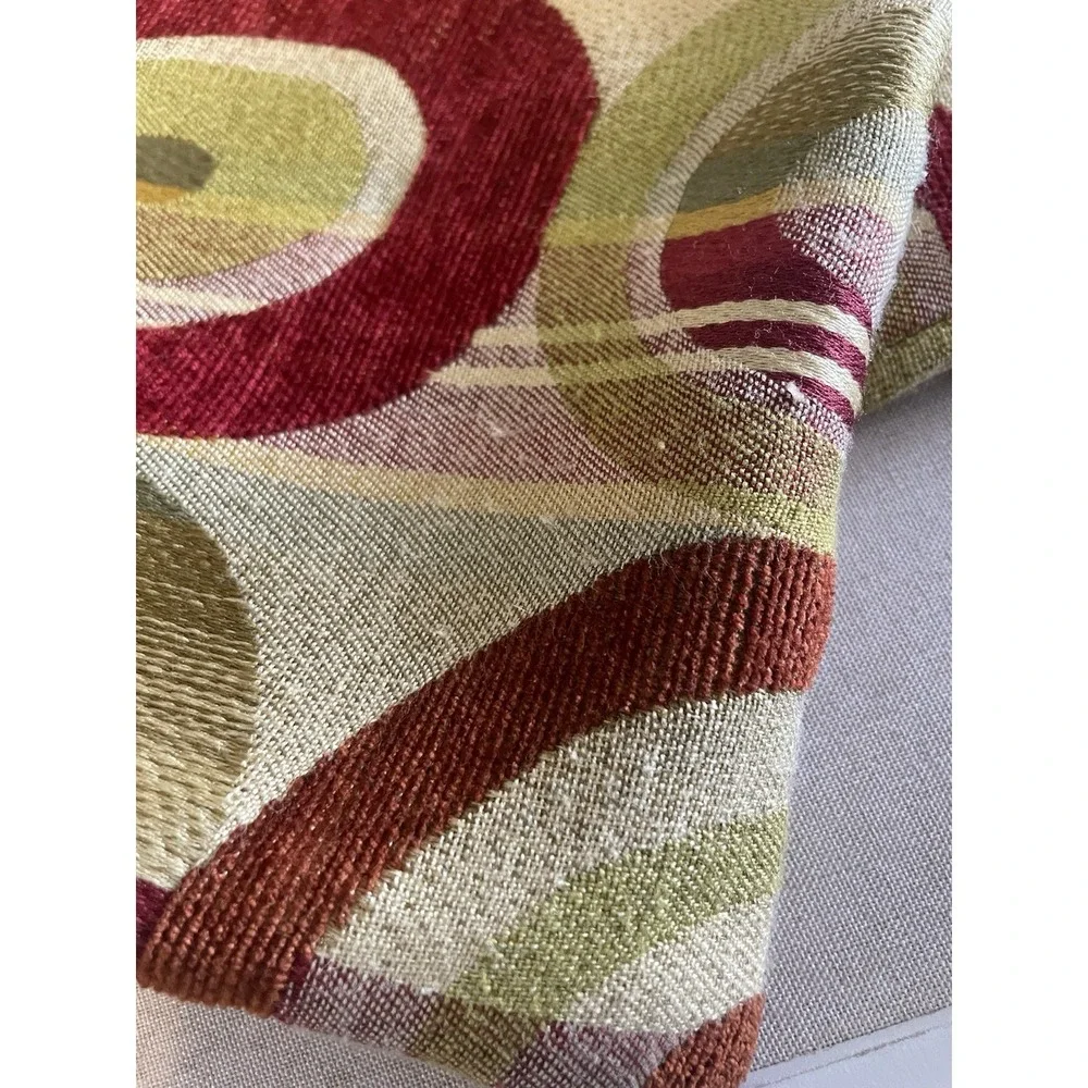 Vintage Newport Retro Geometric Circles Pillow Covers 19x19‎ Mid Century Modern